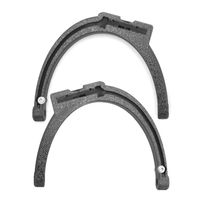 Bose X Aviation Headset (A10) Replacement Earcup Parts - Both Sides (Yokes/Stirrups/Wishbones/Bails/Clamps)