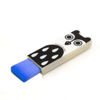 Ornerx Retractable Keyboard Brush Owl Pattern