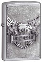 Personalized Zippo Lighter 20230 Harley-Davidson Eagle Classic Style Emblem Street Chrome Pocket Lighter