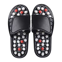 MediFeet Acupressure Foot Therapy Massage Slippers Adjustable Acupoint Indoor Massage Slippers Shoes Reflexology Sandals for Men Women