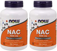 Now NAC 1000 mg, 250 Tablets, (Pack of 2) - N Acetyl Cysteine