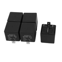 uxcell JD2912 DC 48V 40A 4 Pins SPST Vehicle Car Security Power Relay 5pcs