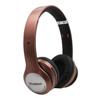  SimplylinWireless Headphones Bluetooth 4.1 Headset Noise Cancelling Over Ear with Microph (Brown)