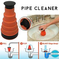 Toilet Plunger High Pressure Powerful Drain Clog Remover Plunger Air Drain Blaster Sink Cleaning Tool Pipe Dredging Tool