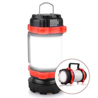 YIERBLUE Camping Lantern, Rechargeable LED Lantern IPX4 Waterproof 1000lm Lantern Flashlights, 4 in 1 Multifunctional Camping Light Spotlight as Emergency Power Bank, 4000mAh Long Running