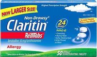 Claritin RediTabs - 24 Hour Allergy Non-Drowsy - Loratadine 10 mg - 50 Tablets