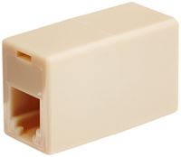 Monoprice RJ12 6P6C Reverse Inline Coupler, Beige (101065)