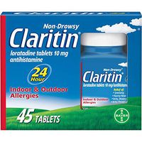 Claritin Allergy 24 Hour Tablets, 10 mg, 45-Tablets