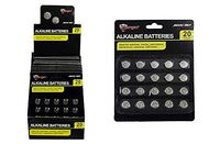 Diamond Visions Max Force 01-0930 20 Piece Alkaline Battery Card Multipack (40 Assorted Batteries)