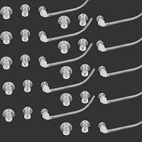 30pcs Ear Plug with 10 tubes BTE Hearing Aid Aids Eartips Domes (size S M L)