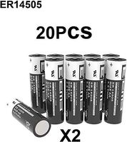 EEMB 3.6V AA Lithium Battery ER14505 2600mAh High Capacity Li-SOCl2 Non Rechargeable UL Certified 3.6Volt Lithium Thionyl Chloride Batteries
