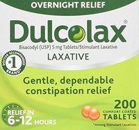 Dulcolax Laxative 5 mg - 200 Tablets (2 Pack)