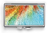 Colorful Marble StoneColorful Marble Stone Pill Box Compact Rectangle 7 Day Pill Box Pill Case