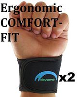 2X Adjustable Neoprene Wrist Support Wristbands Size Men Women Youth Kid 360° Comfort FIT