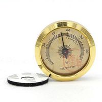 MAYBAO Humidor Hygrometer 1.8 inch Tobacco Cigar Humidor Hydrometer