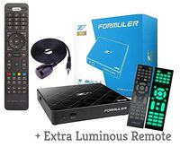 2019 FORMULER Z7+ 5G Built in WiFi Dual Band & Bluetooth 2GB RAM DDR4 with Smart Learning Remote + Extra Luminous Remote + Free 3 IN1 Charger