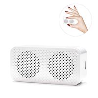 Mini Bluetooth Speaker, JohnBee TWS 5.0, Playtime 4-6H, Compatible with iOS, Android, PC, Pad (White)