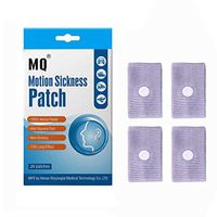 MQ 20ct Sea Sickness Patches with 2 Pairs of Anti-Nausea Wristbands - Relieves Nausea, Dizziness & Vomiting from Motion Sickness, Fast Acting and No Side Effects