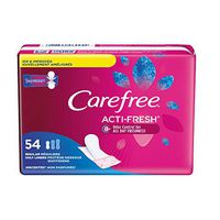 Carefree Body Shape Pant Liners, Regular, to Go - 54 ct, Multicolor