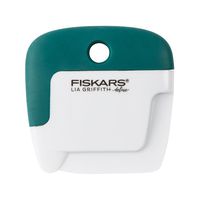 Fiskars 119940-1001 Lia Griffith Signature Paper Curler & Scoring Tool, Teal Green/White