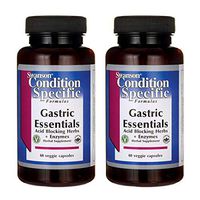 Swanson Gastric Essentials 60 Veg Capsules Enzyme (2 Pack)