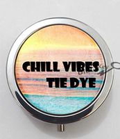 BlackKey Chill Vibes 3-Compartment Decorative Pocket Gift Box Case Organizer for Pill, Color 1 -1002