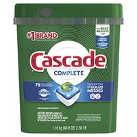Cascade Complete ActionPacs, Dishwasher Detergent, Fresh Scent, 78 count