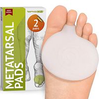 Metatarsal Pads Ball of Foot Cushions - Soft Gel Ball of Foot Pads - Mortons Neuroma Callus Metatarsal Foot Pain Relief Bunion Forefoot Cushioning Relief Women