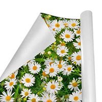 Gift Wrapping Paper Roll Daisy Floralfor Birthday,Holiday,Wedding,Baby Shower Gift Wrap - 3Rolls - 58inch x 23inch Per Roll