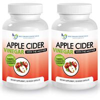 Apple Cider Vinegar Capsules - 100% Organic Apple Cider Vinegar Pills 1500 mg - Natural Digestion, Immune Booster Support & Cleansing Supplement with Probiotics - Made in The USA
