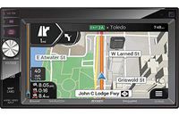 Jensen VX7228 6.2" LED Backlit LCD Multimedia Touch Screen Double Din Car Stereo with Built-in Navigation, Bluetooth, SiriusXM Ready & USB/microSD Ports