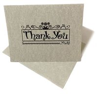 Thank You Boxed Note Card Set - 18 Boxed Note Cards & Matching Envelopes
