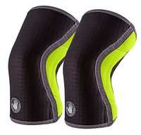 Body Glove Sport 5 Knee Sleeves - Moisture Wicking Breathable Anti-Slip Sport Knee Compression Sleeves - Arthritis ACL Injury Meniscus Tear Chronic Knee Pain Relief (Medium, Green)