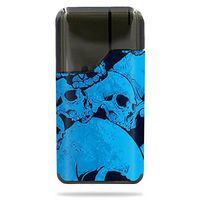 MightySkins Skin Compatible with Suorin Suorin Air - Blue Skulls | Protective, Durable, and Unique Vinyl Decal wrap Cover | Easy to Apply, Remove, and Change Styles | Made in The USA