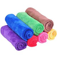 Bluexury Microfiber Car Cleaning Towels, Super Absorbent Car Wash Towels Auto Detailing Towel (11.8 inch X 11.8 inch, 7Pack)
