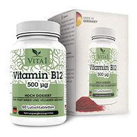 VITA1 Vitamin B12 Cobalamine 500µg • 60 Lozenges (2-Months-Supply) • Optimal Intake viá Oral mucosa • Made in Germany