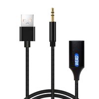 WERO 3.5mm Jack AUX Lead Cable for Car/Headphone/Home Stereo, Supports Audio Output and Charging, Applicable for iPhone Xs Max X XR 8/7 6S/6 Plus, iPad Pro, iPod Touch 6th, iOS12, Black
