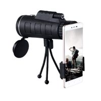 High Definition Monocular,40x60 High Power BAK4 Prism FMC Lens Waterproof Scope with Quick Smartphone Holder and Tripod Camera - for Wildlife Like Bird-Watching,Travel,Concert,Sports,Out