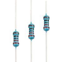EDGELEC 100pcs 220 ohm Resistor 1/4w (0.25 Watt) ±1% Tolerance Metal Film Fixed Resistor, Multiple Values of Resistance Optional