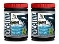 Sports Supplements and Nutrition - German CREATINE Powder - MICRONIZED CREATINE MONOHYDRATE CREAPURE 500G 100 Servings - Lean Muscle Supplements - 2 CANS