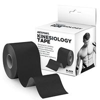 AZSPORT. Kinesiology Tape, Uncut 2 Inch x 16 Foot Roll, Black