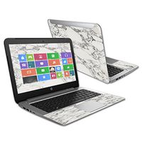 Mightyskins Skin Compatible with Hp Stream 14" (2015) - White Marble | Protective, Durable, and Unique Vinyl Decal Wrap Cover | Easy to Apply, Remove, and Change Styles | Made in The USA