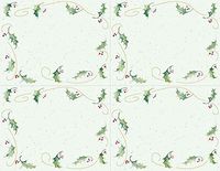 Great Papers! 8.5" x 11" Imprintable stationery, Holly Bunch (956234)