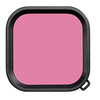 qiguch66 Waterproof Case Diving Protective Housing Lens,1Pc Waterproof Dustproof Diving Lens Filters Accessory for Gopro Hero 8 Camera Rose Red