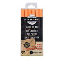 Manuscript Pen Peach Sealing Wax Gun Sticks 6/Pkg