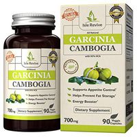 Pure Garcinia Cambogia Extract - 95% HCA - All Natural Appetite Suppressant and Weight Loss Supplement (90 Capsules, 700mg Per Serving, 45 Day Supply) - Best Weight Loss- 100% Money Back Guarantee!