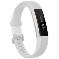 Henoda Compatible with Fitbit Alta/Fitbit Alta HR Bands, Small White Soft Replacement Band Adjustable Sport Strap Compatible for Fitbit Alta/Fitbit Alta HR/Fitbit Ace Fitness Wristbands