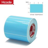Hcode 2x3 Inch Permanent Adhesive Direct Thermal Labels【Water、Oil、Alcohol Resistant】 Multi-Purpose Labels Compatible with Direct Thermal Printer and Thermal Transfer Printer 400 Pcs (Blue)