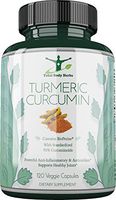 Organic Turmeric Curcumin with BioPerine Black Pepper Extract - 120 Veg. Capsules - Standardized to 95% Curcuminoids for Superior Absorption, Bio-Availability, Max. Potency. No Fillers