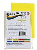 CanDo 10-6301 Sup-R Latex Free Exercise Band, 5' Singles, X-Light, Yellow